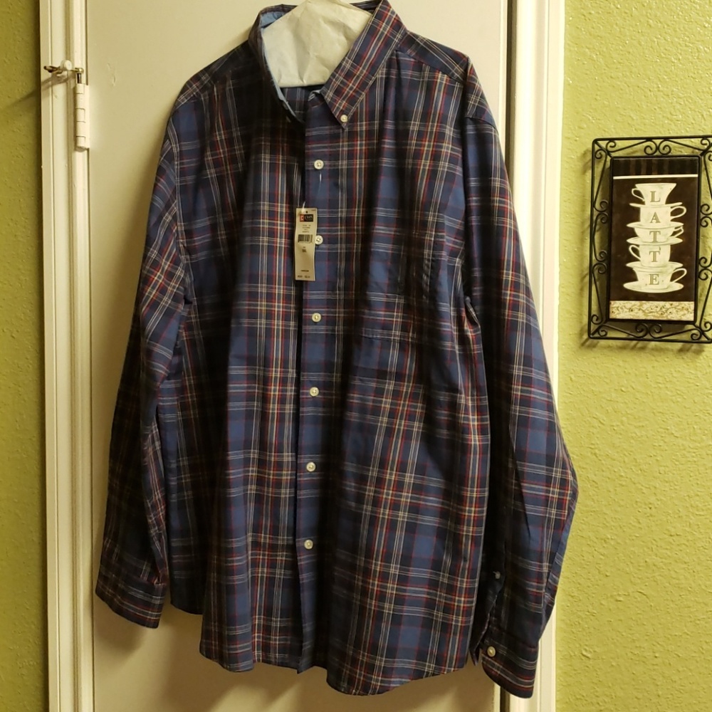 Nwt chaps plaid shirt